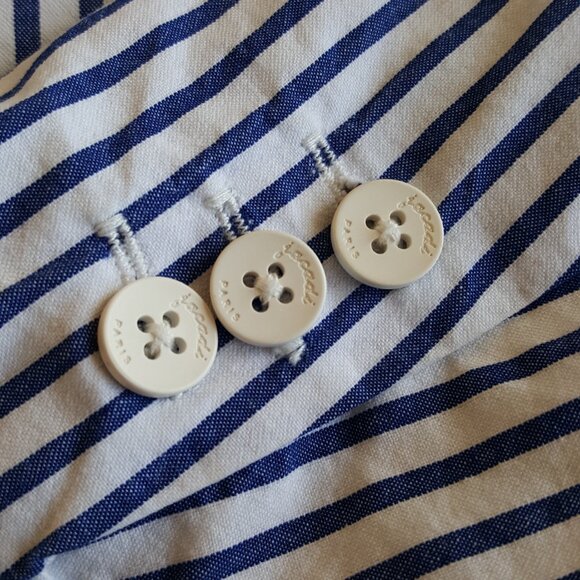 Jacadi ! 100% Cotton blue stripe blazer and shorts boy (10 YRS) - Picture 10 of 16